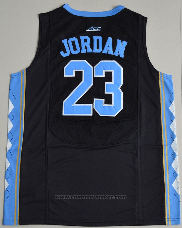 Maglia NCAA North Carolina Tar Heels Michael Jordan #23 Nero